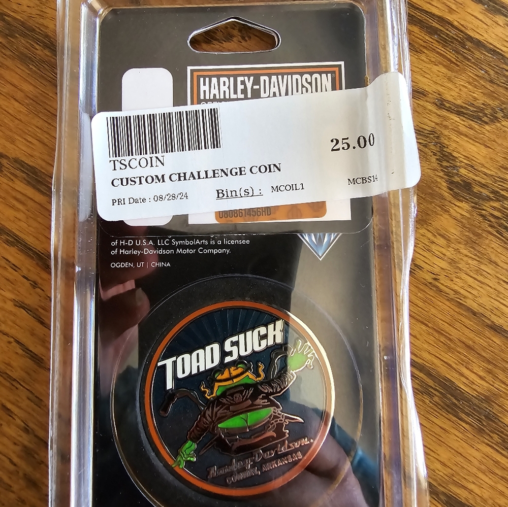 Harley Davidson Challenge Coin
